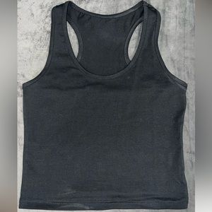 Black Razor Back Tank